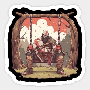 kratos Sticker